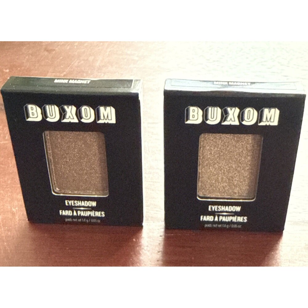 2 BUXOM Eye Shadow Eyeshadow Singles Refills Mink Magnet Boxed